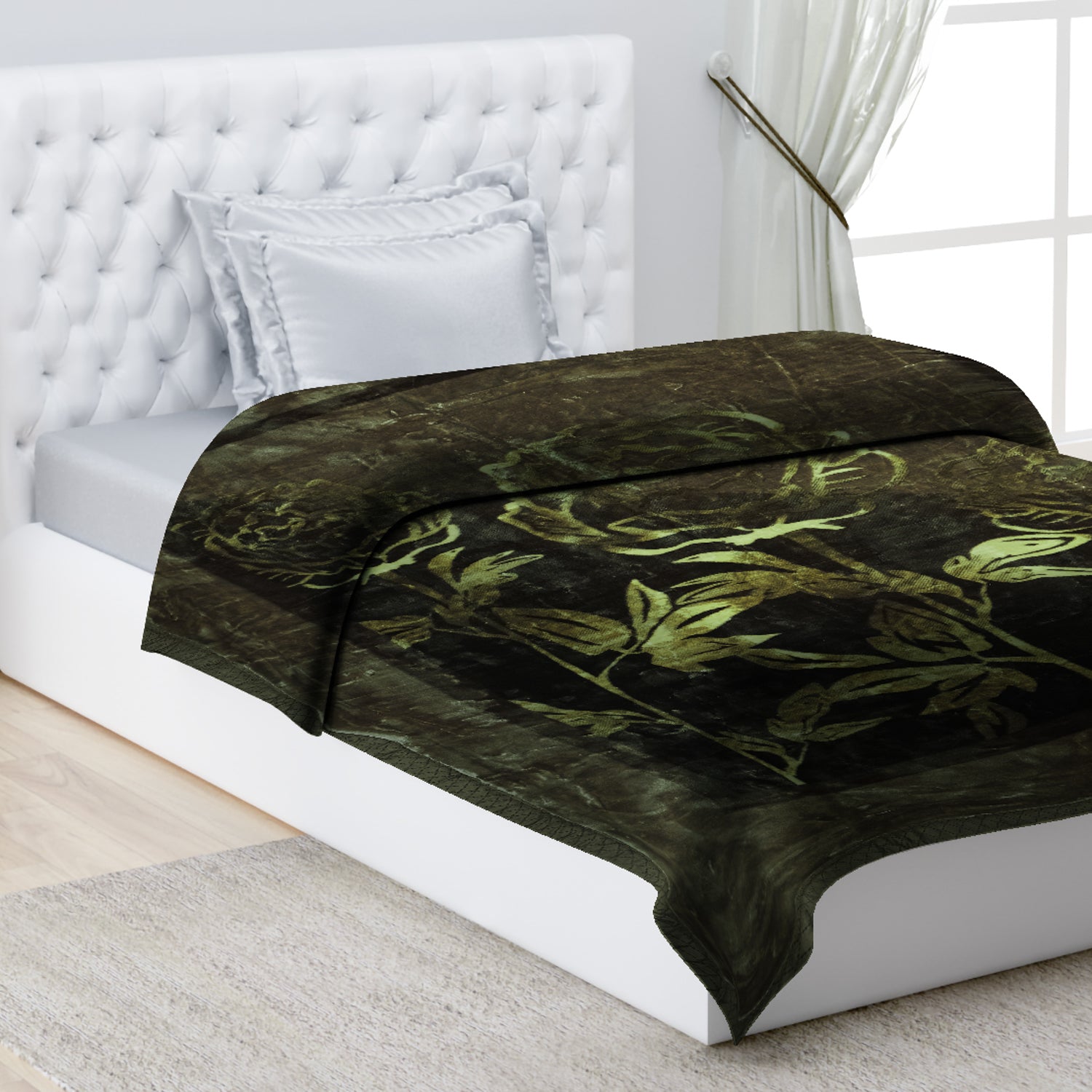 Printed Single Bed Blanket for Mild Winter -2 Ply