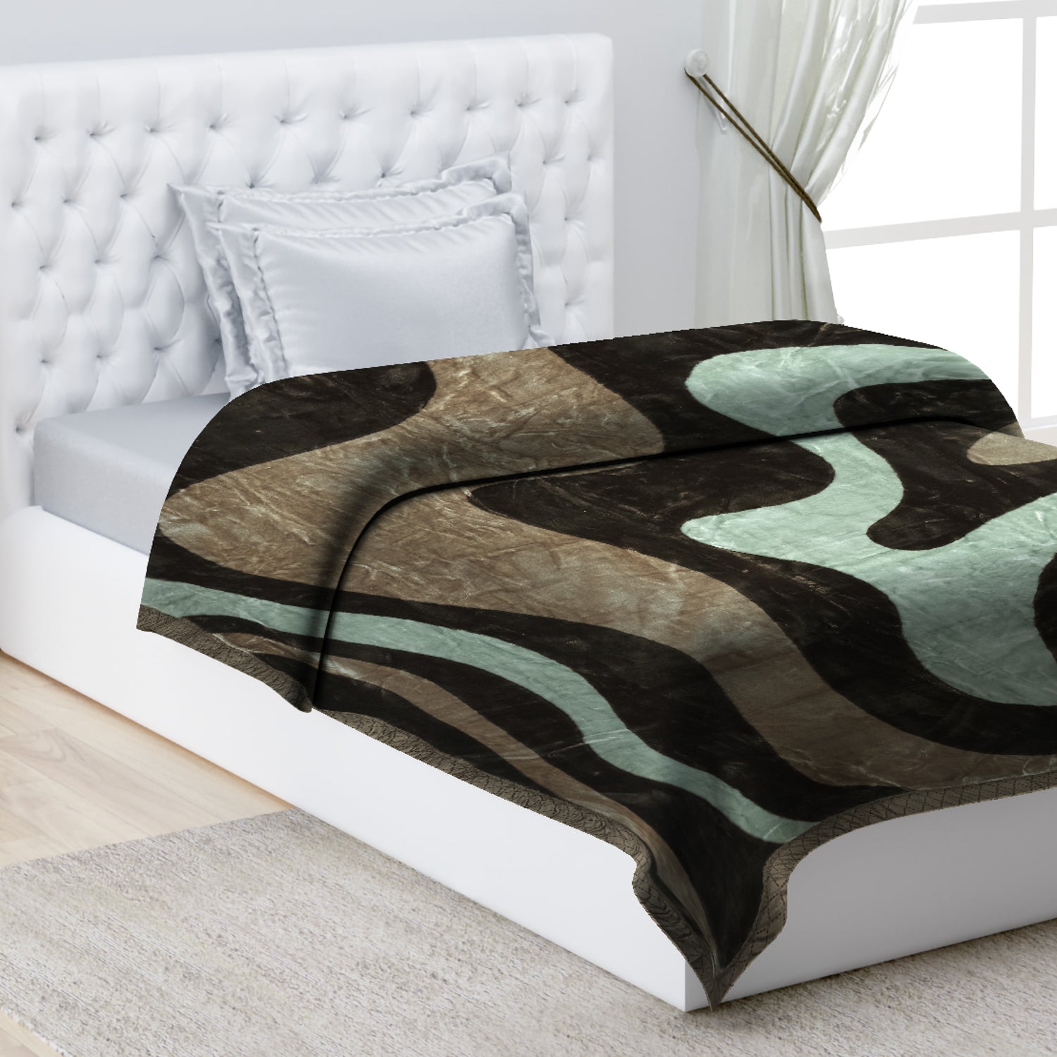 Printed Single Bed Blanket for Mild Winter -2 Ply