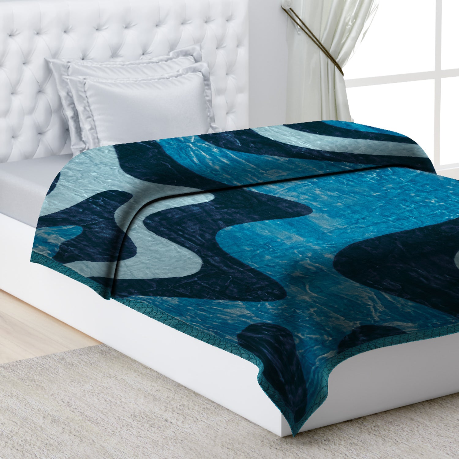 Printed Single Bed Blanket for Mild Winter -2 Ply