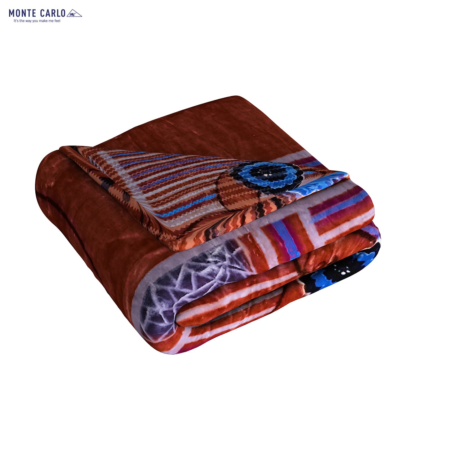 Printed Double Bed Blanket for Heavy Winter -2 Ply