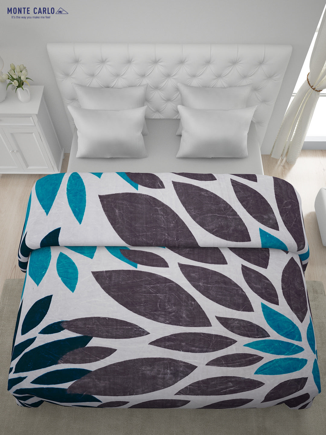 Printed Double Bed Blanket for Heavy Winter -2 Ply