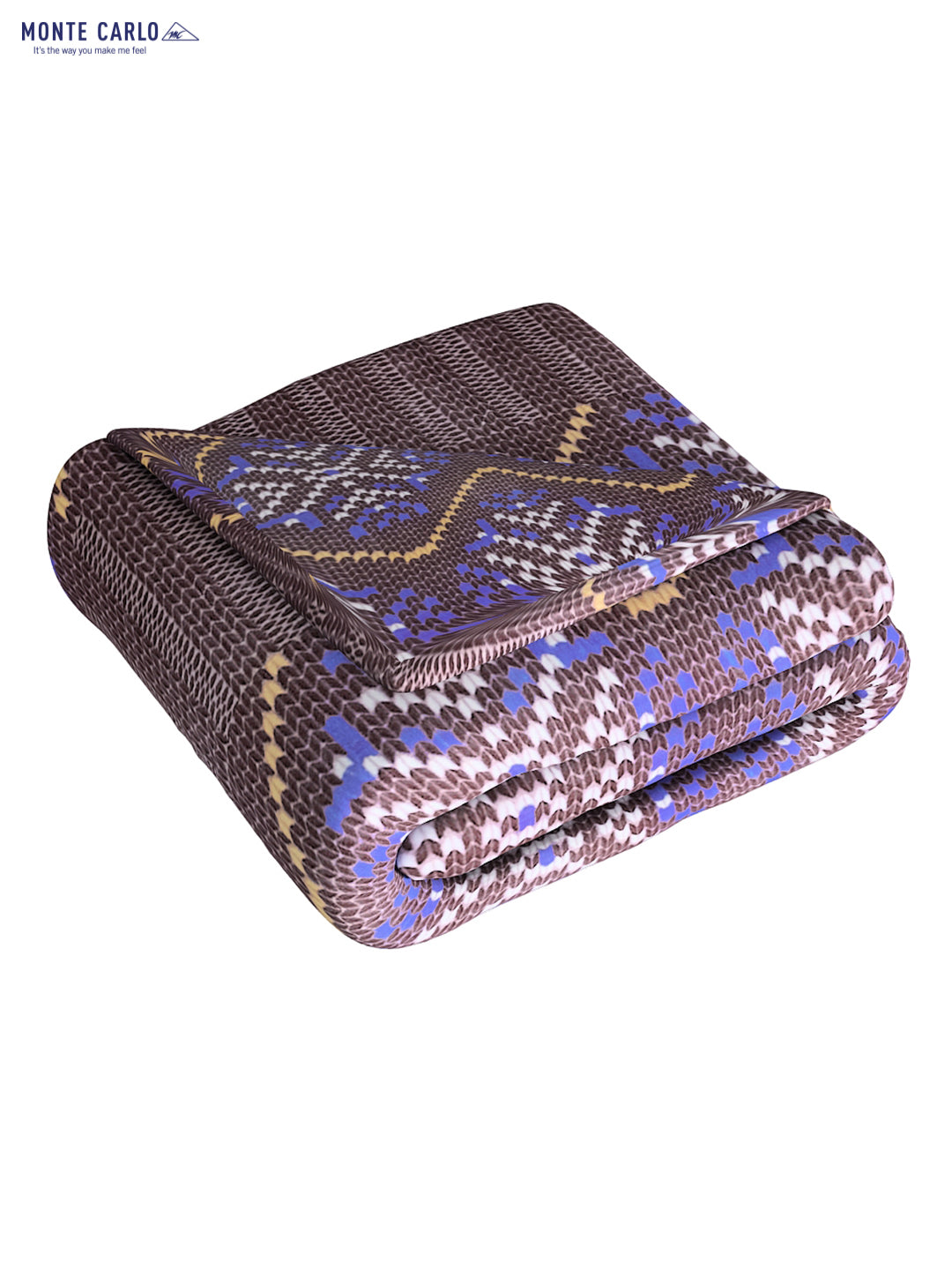 Printed Double Bed Blanket for Heavy Winter -2 Ply