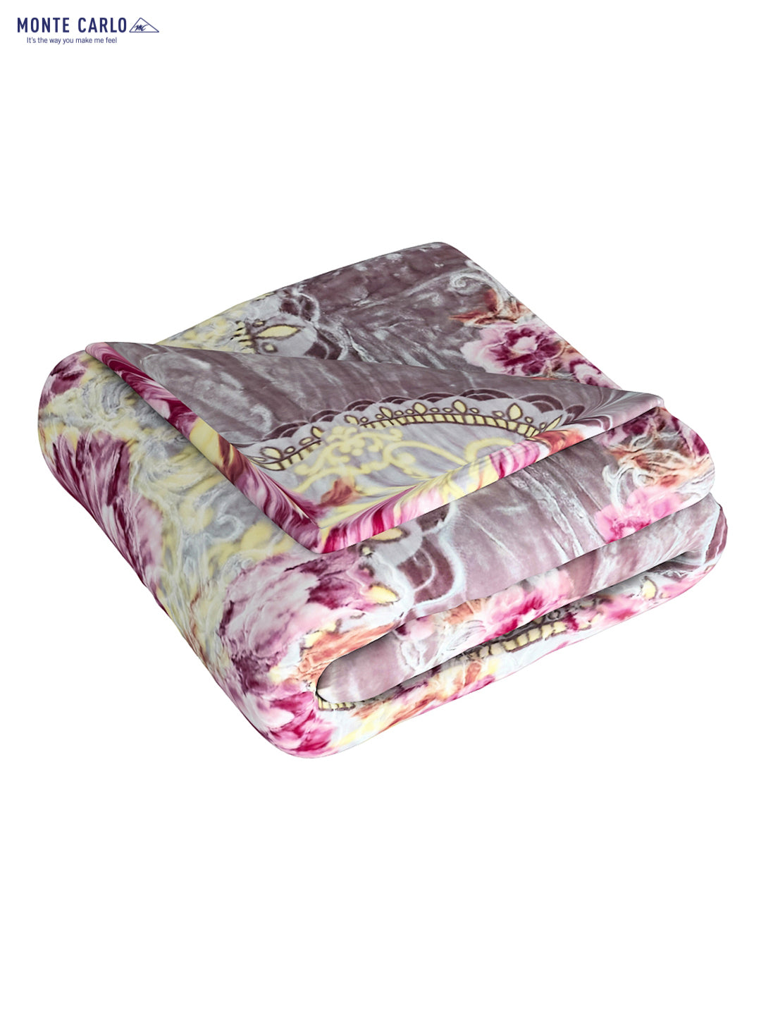 Printed Double Bed Blanket for Heavy Winter -2 Ply