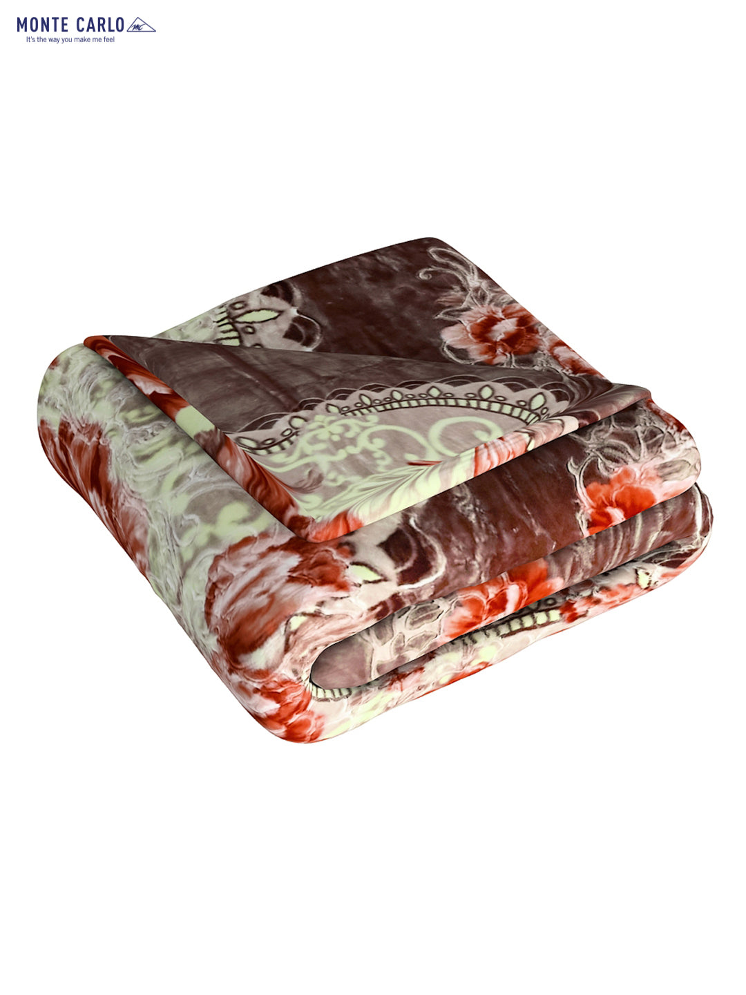 Printed Double Bed Blanket for Heavy Winter -2 Ply