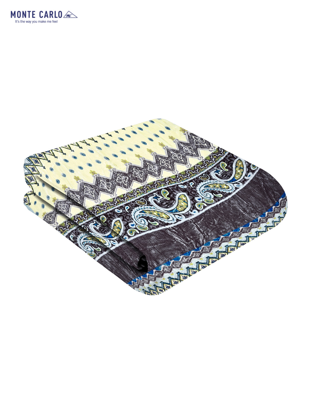 Printed Double Bed Blanket for Heavy Winter -1 Ply