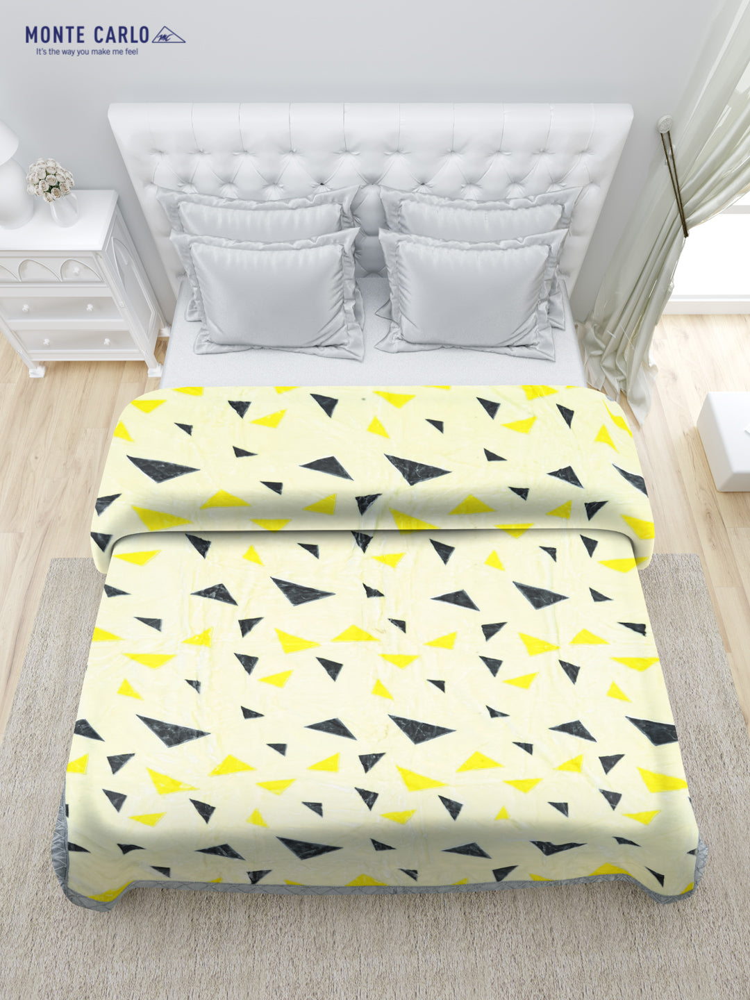 Printed Double Bed Blanket for Heavy Winter -1 Ply