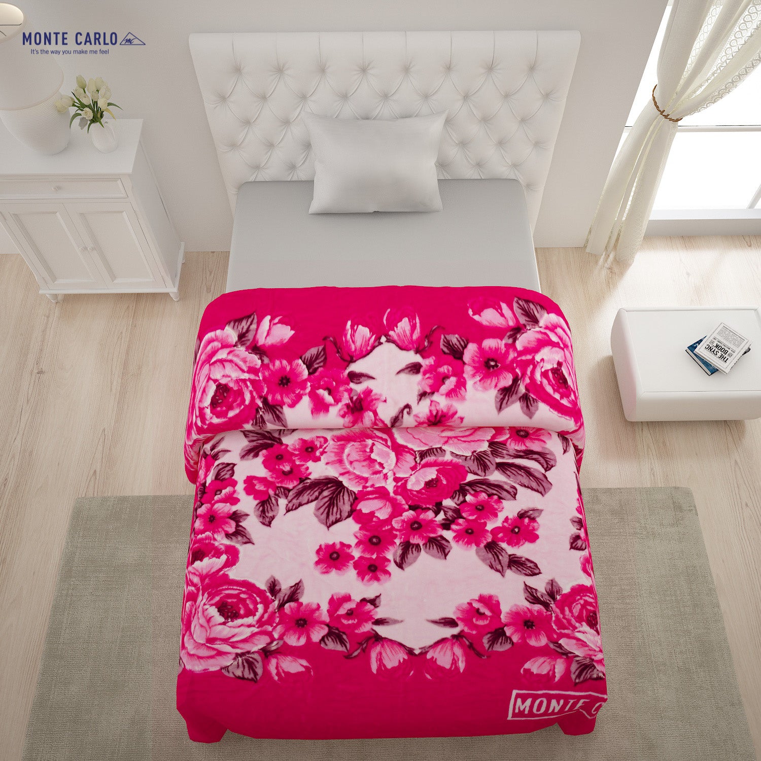 Printed Single Bed Blanket for Heavy Winter -1 Ply