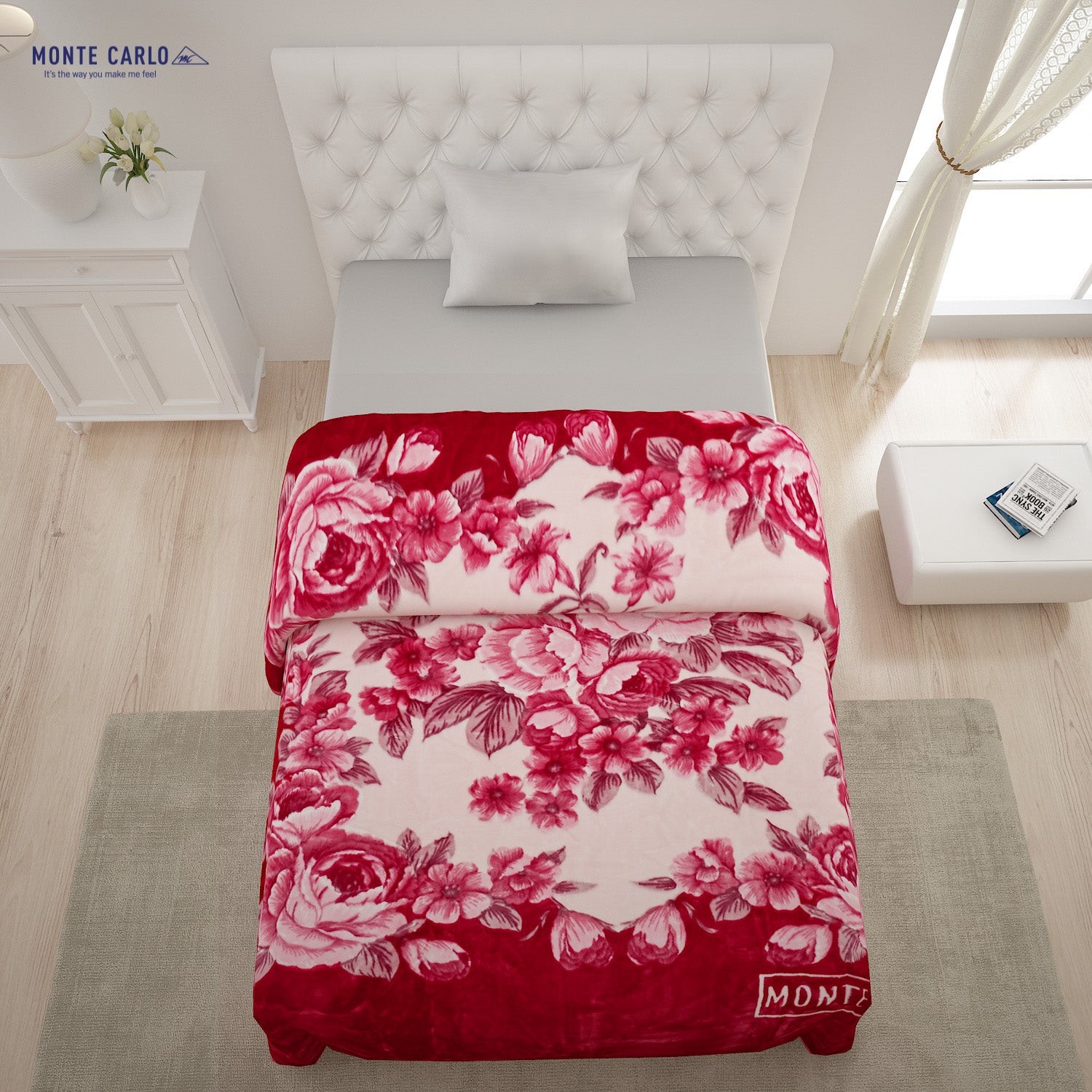 Printed Single Bed Blanket for Heavy Winter -1 Ply