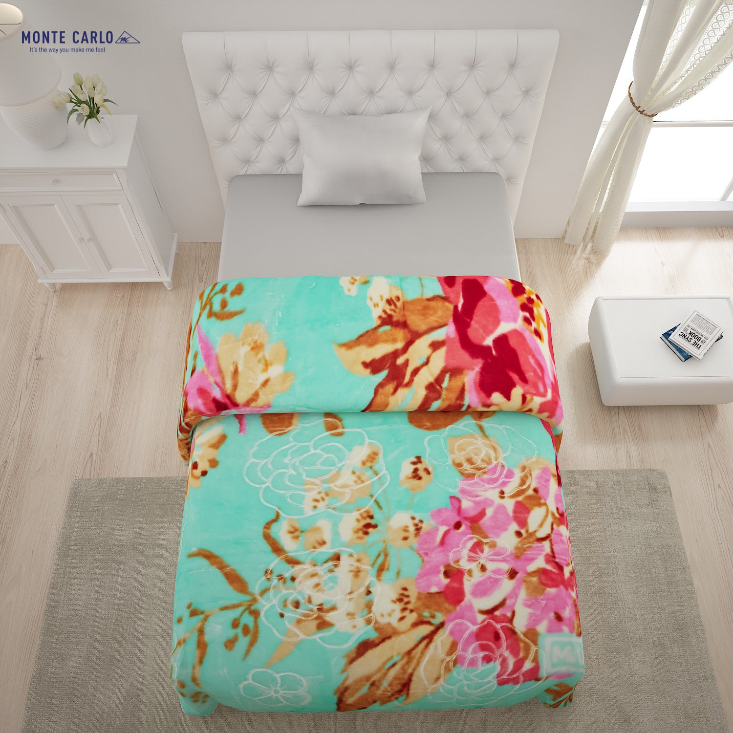 Printed Single Bed Blanket for Heavy Winter -2 Ply