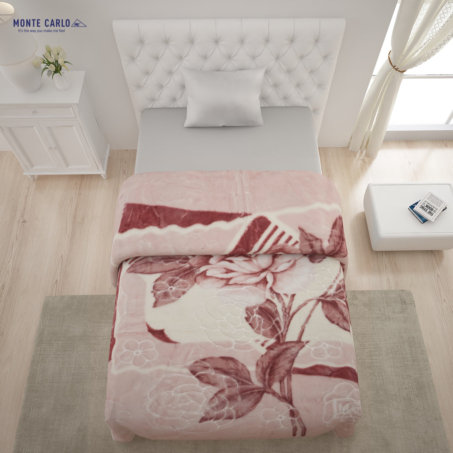 Printed Single Bed Blanket for Heavy Winter -2 Ply