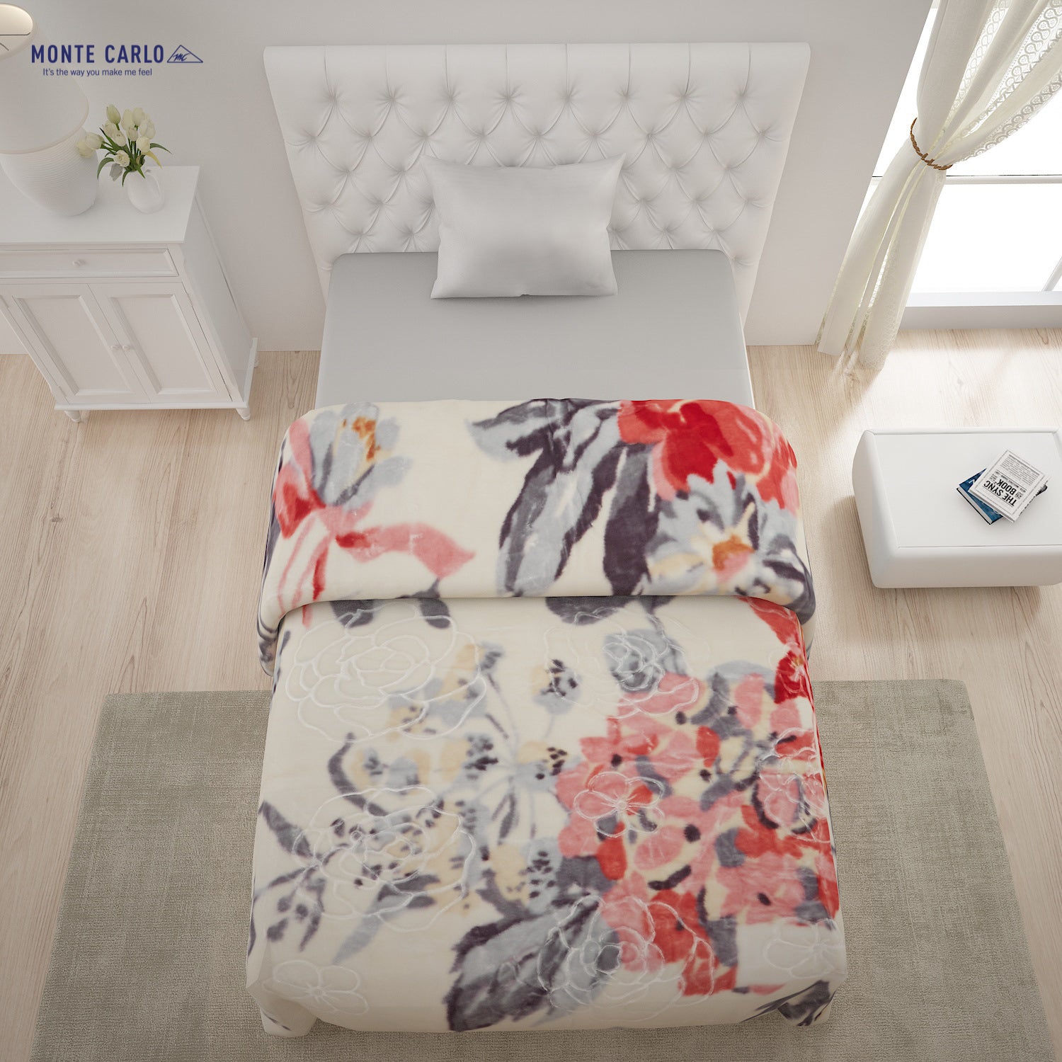 Printed Single Bed Blanket for Heavy Winter -2 Ply