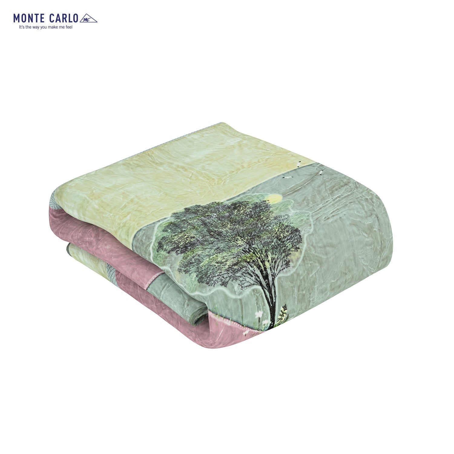 Printed Double Bed Blanket for Heavy Winter -2 Ply