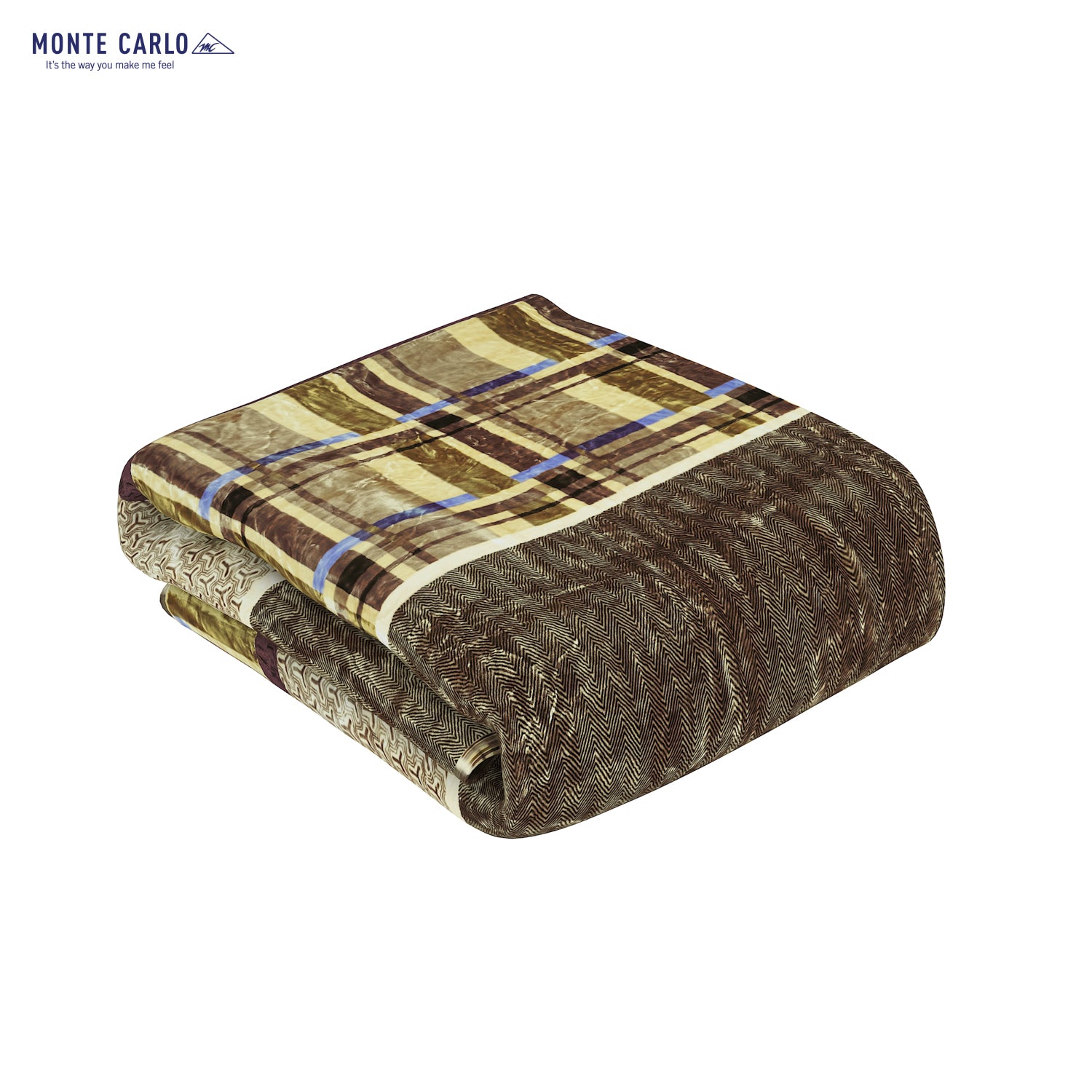 Printed Double Bed Blanket for Heavy Winter -2 Ply