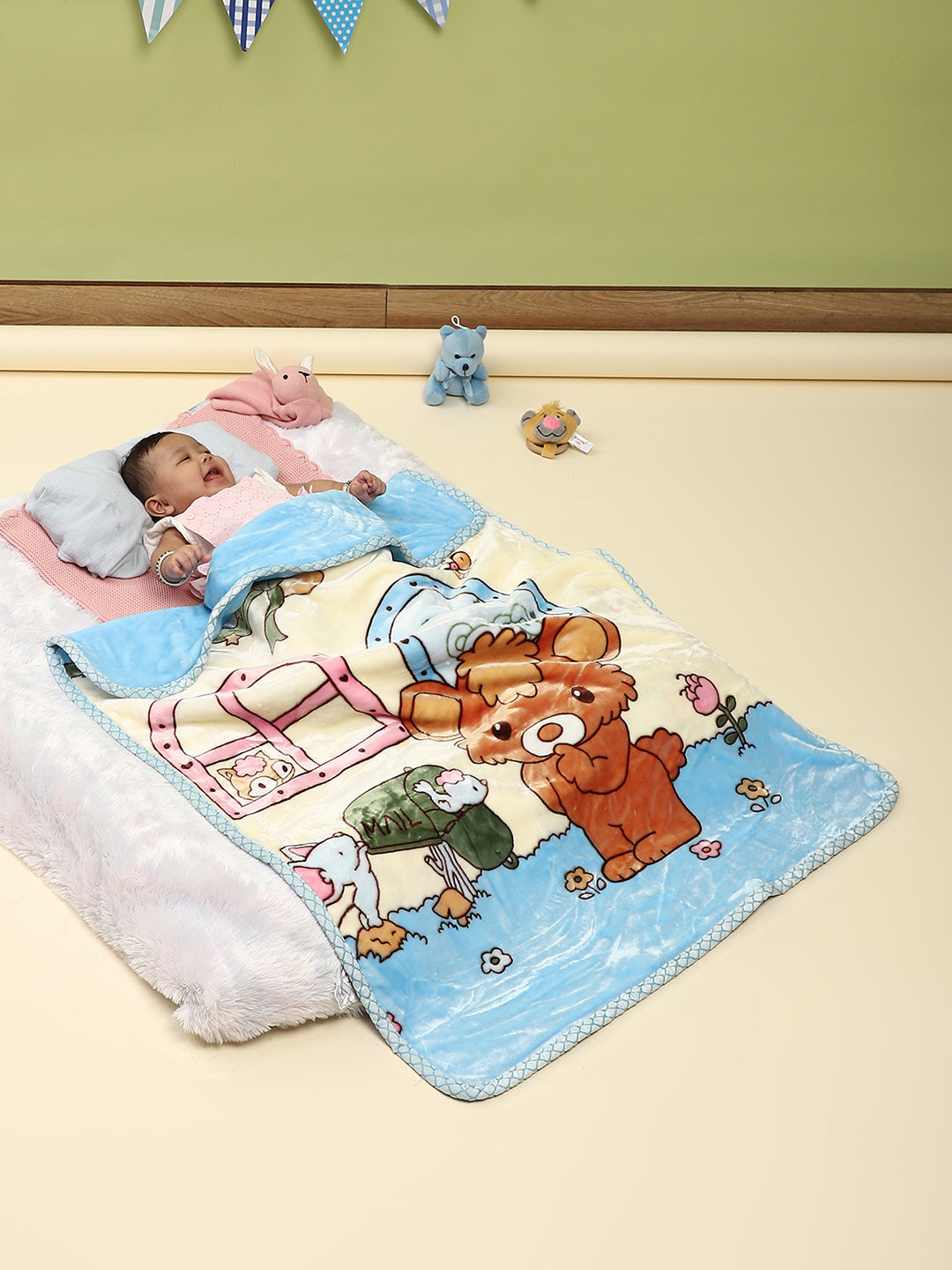 Printed Baby Blanket for Mild Winter -2 Ply