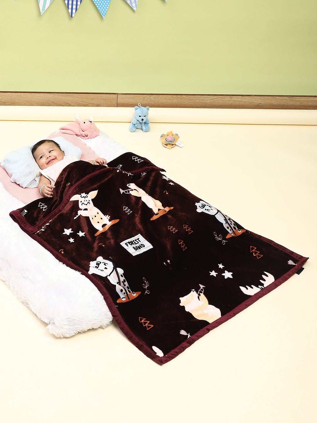 Printed Baby Blanket for Mild Winter -2 Ply