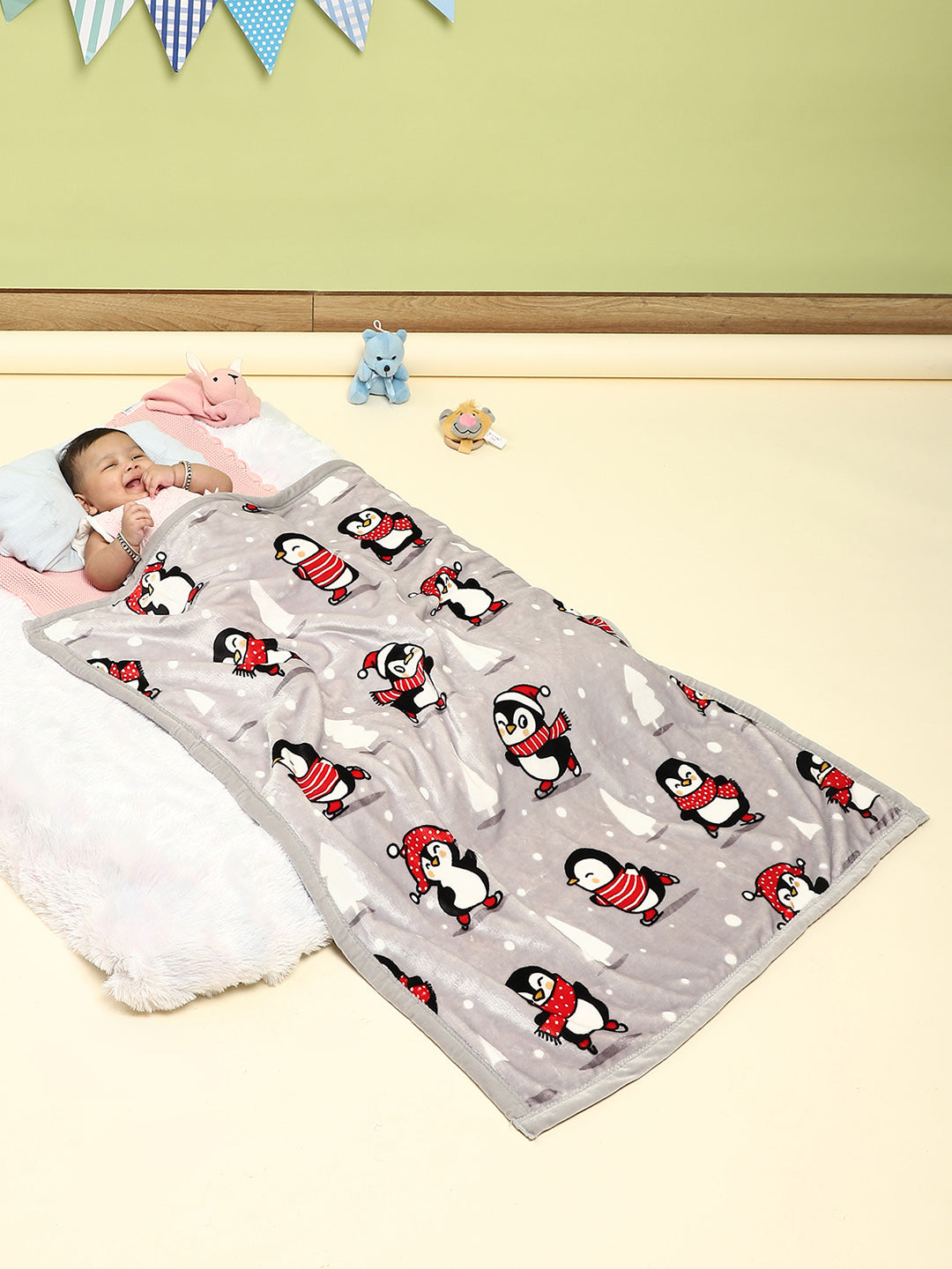 Printed Baby Blanket for Mild Winter -2 Ply