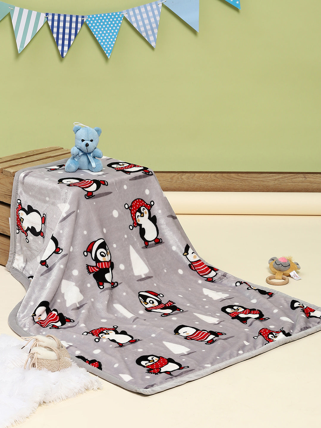 Printed Baby Blanket for Mild Winter -2 Ply