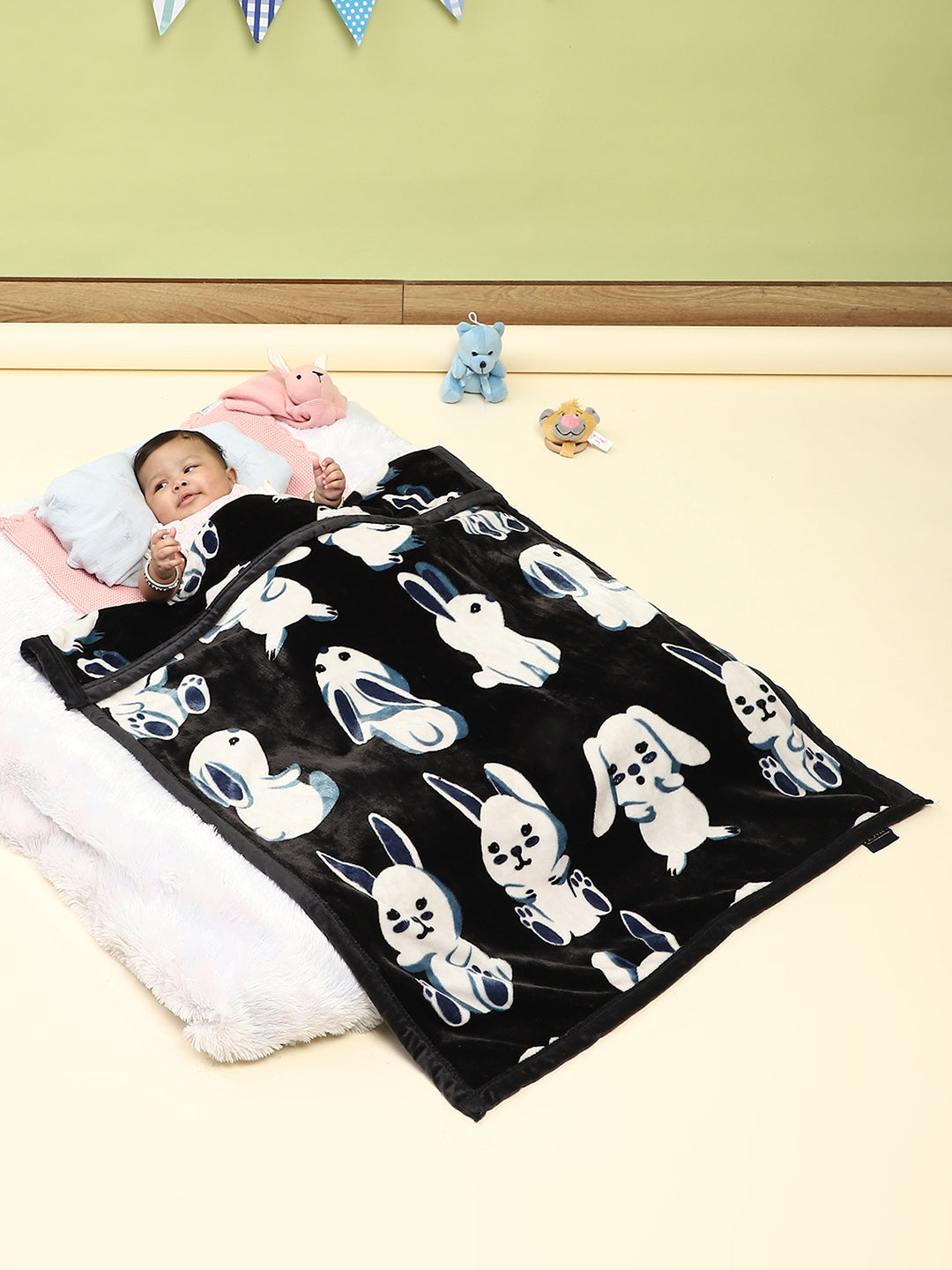 Printed Baby Blanket for Mild Winter -2 Ply