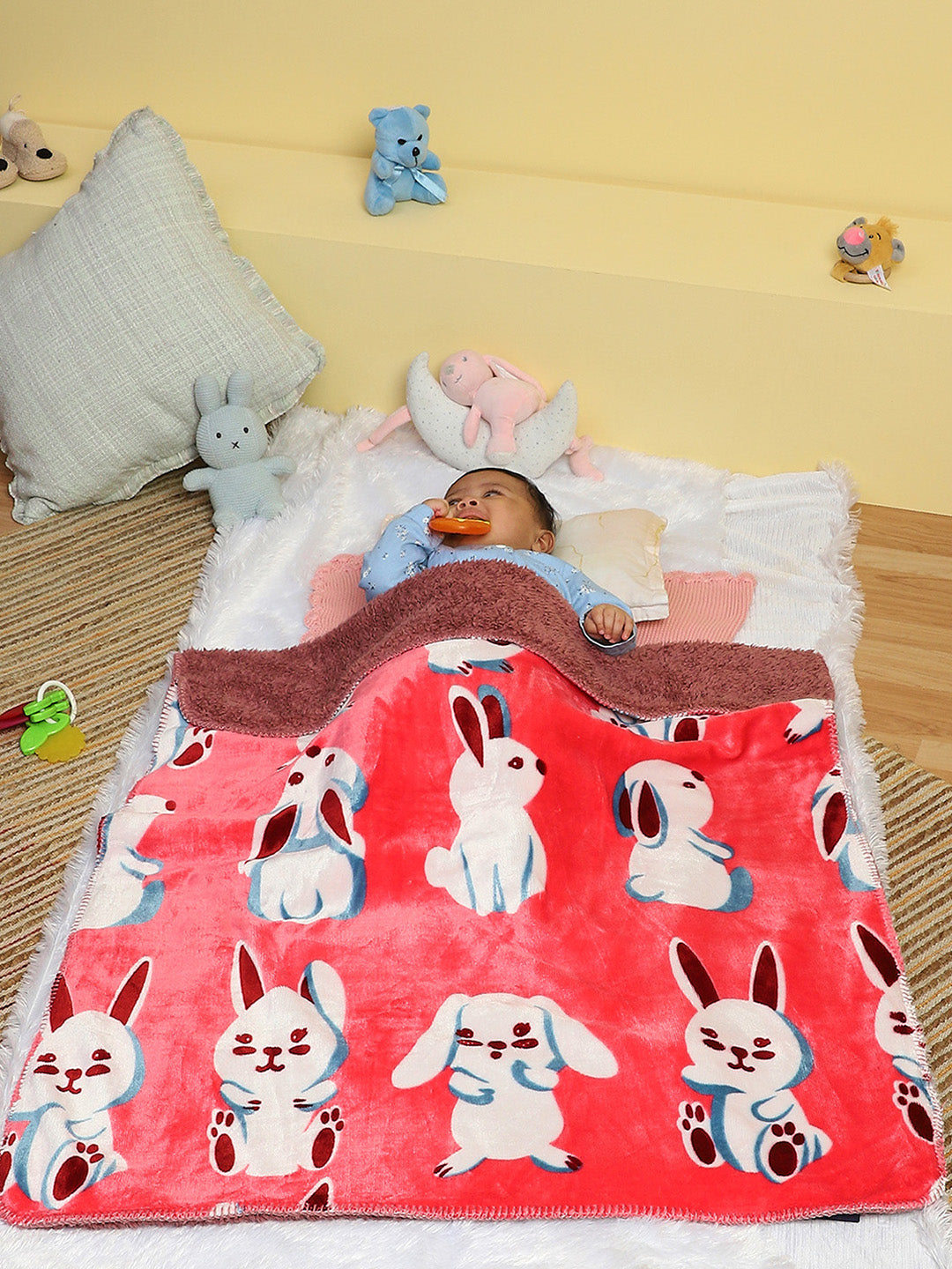 Printed Baby Blanket for Mild Winter -2 Ply