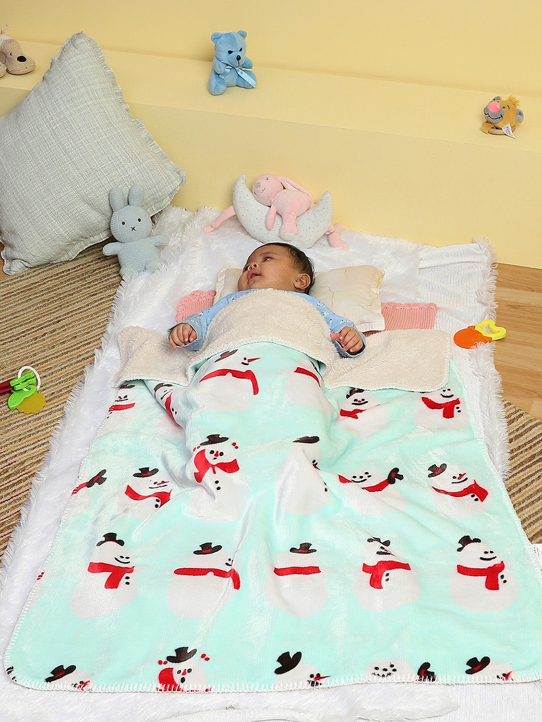 Printed Baby Blanket for Mild Winter -2 Ply