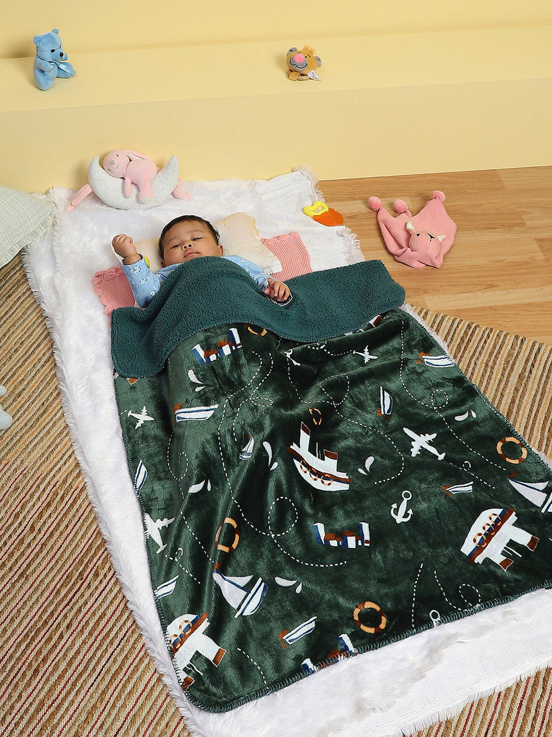 Printed Baby Blanket for Mild Winter -2 Ply