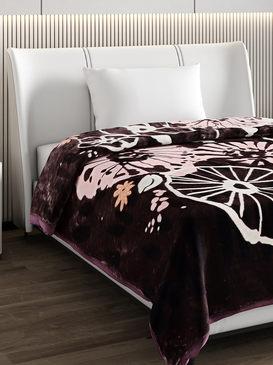 Printed Single Bed Blanket for Mild Winter -2 Ply