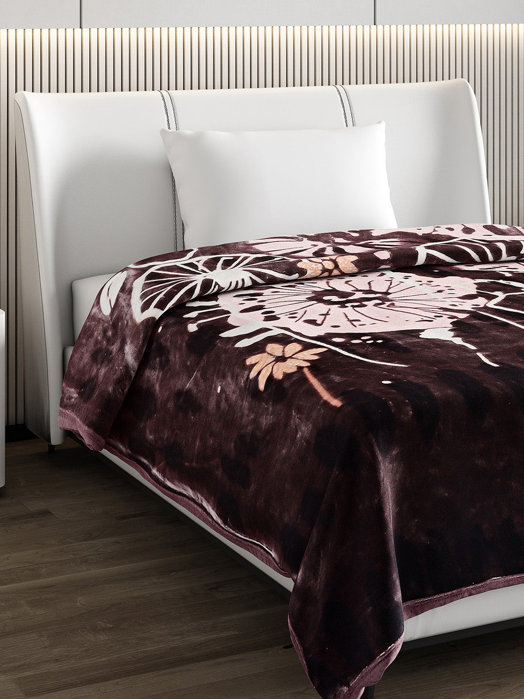 Printed Single Bed Blanket for Mild Winter -2 Ply