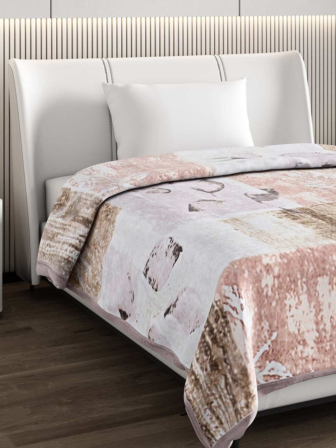 Printed Single Bed Blanket for Mild Winter -2 Ply