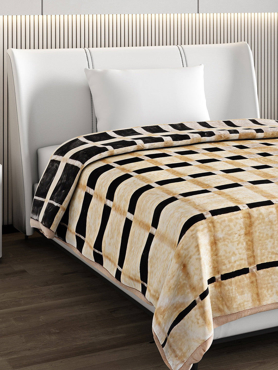 Printed Single Bed Blanket for Mild Winter -2 Ply