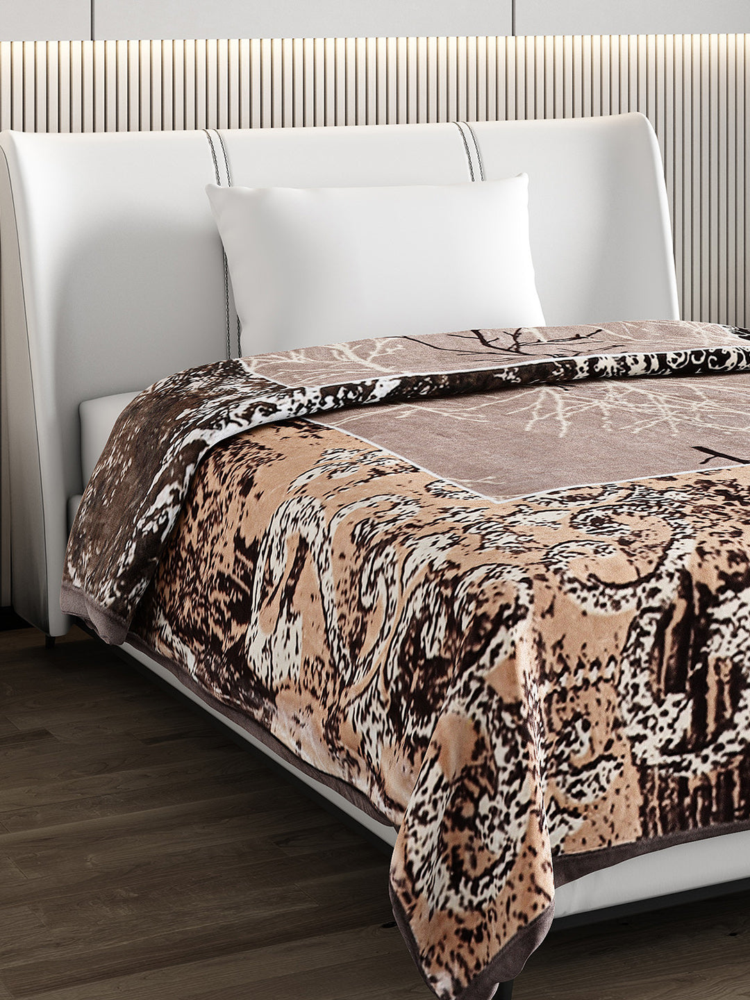 Printed Single Bed Blanket for Mild Winter -2 Ply