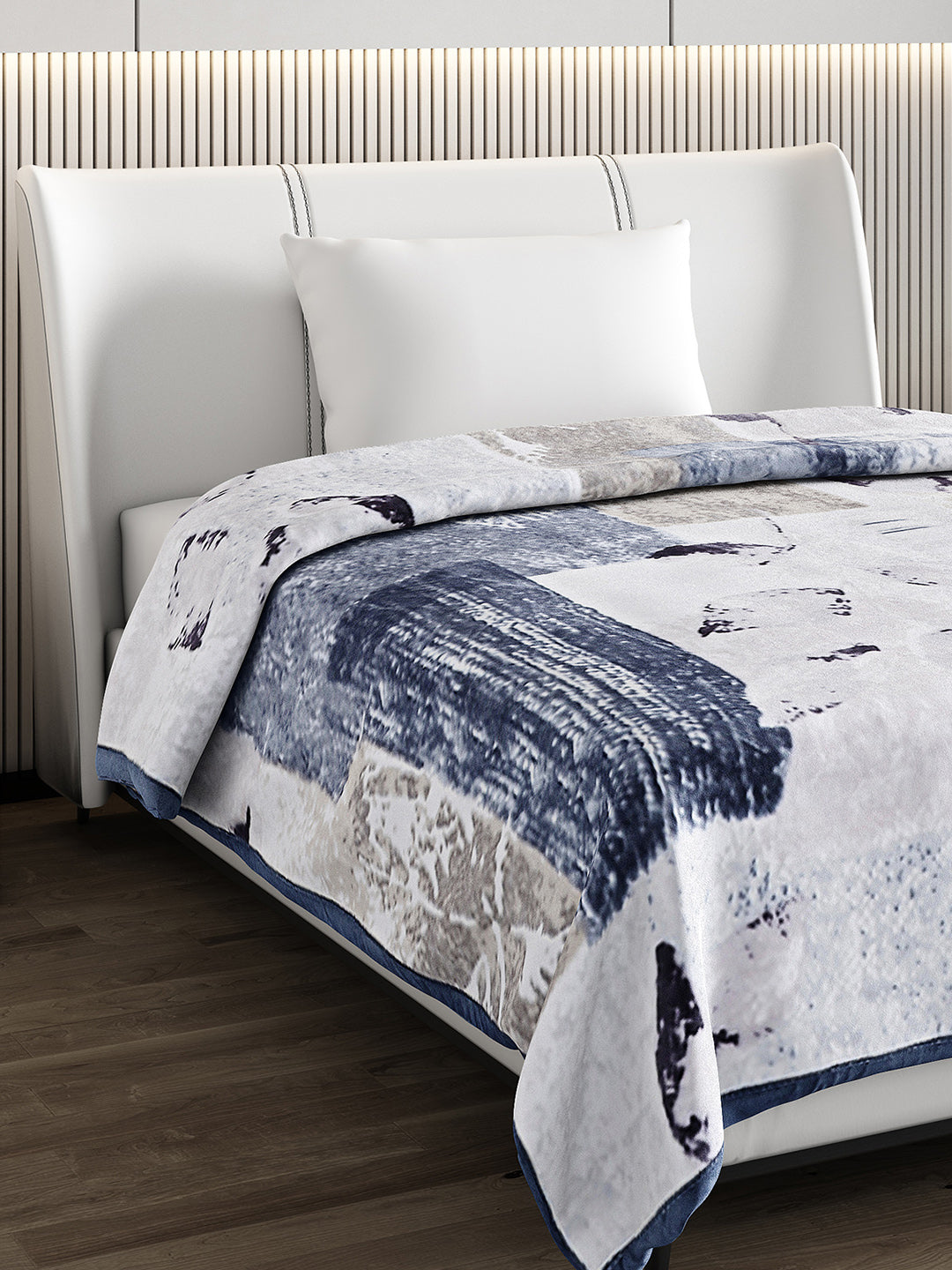 Printed Single Bed Blanket for Mild Winter -2 Ply