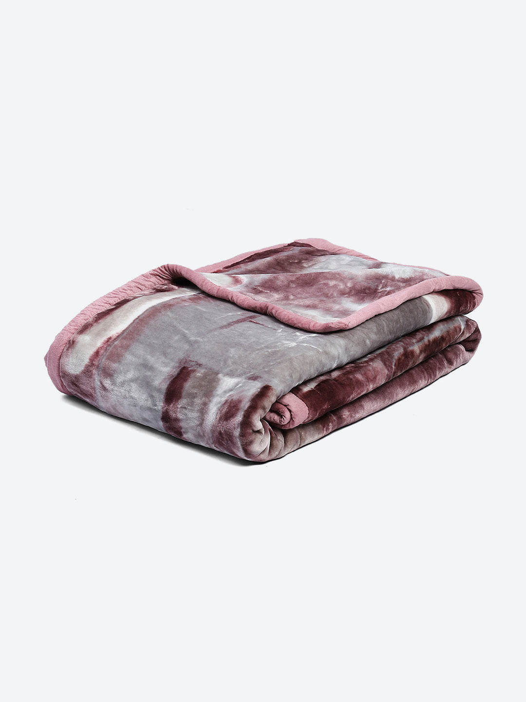 Printed Double Bed Blanket for Mild Winter -1 Ply