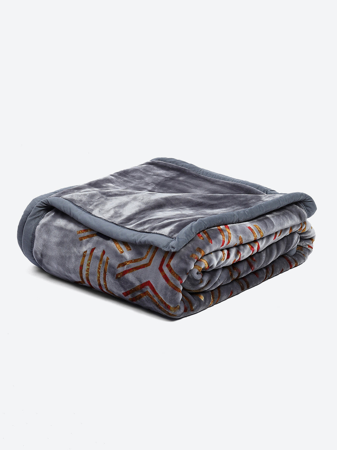 Printed Double Bed Blanket for Mild Winter -2 Ply