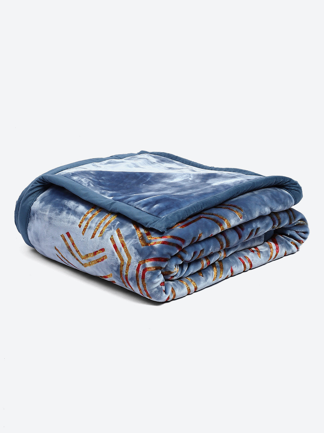 Printed Double Bed Blanket for Mild Winter -2 Ply