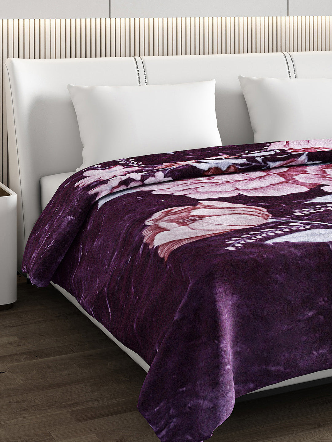 Printed Double Bed Blanket for Heavy Winter -2 Ply