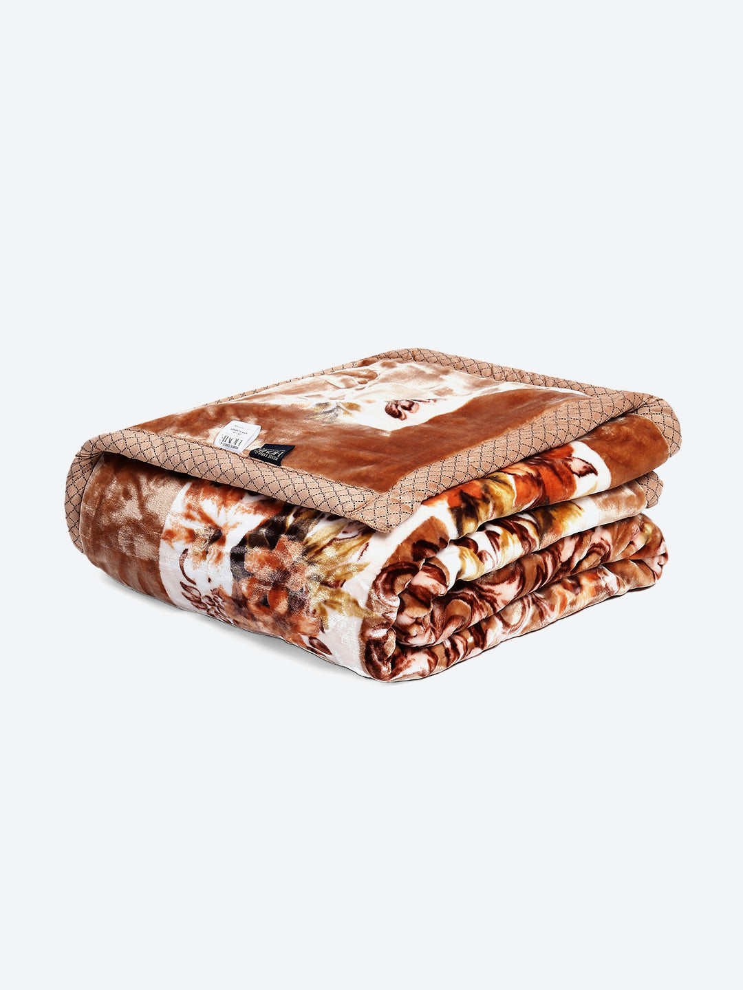 Printed Double Bed Blanket for Heavy Winter -2 Ply