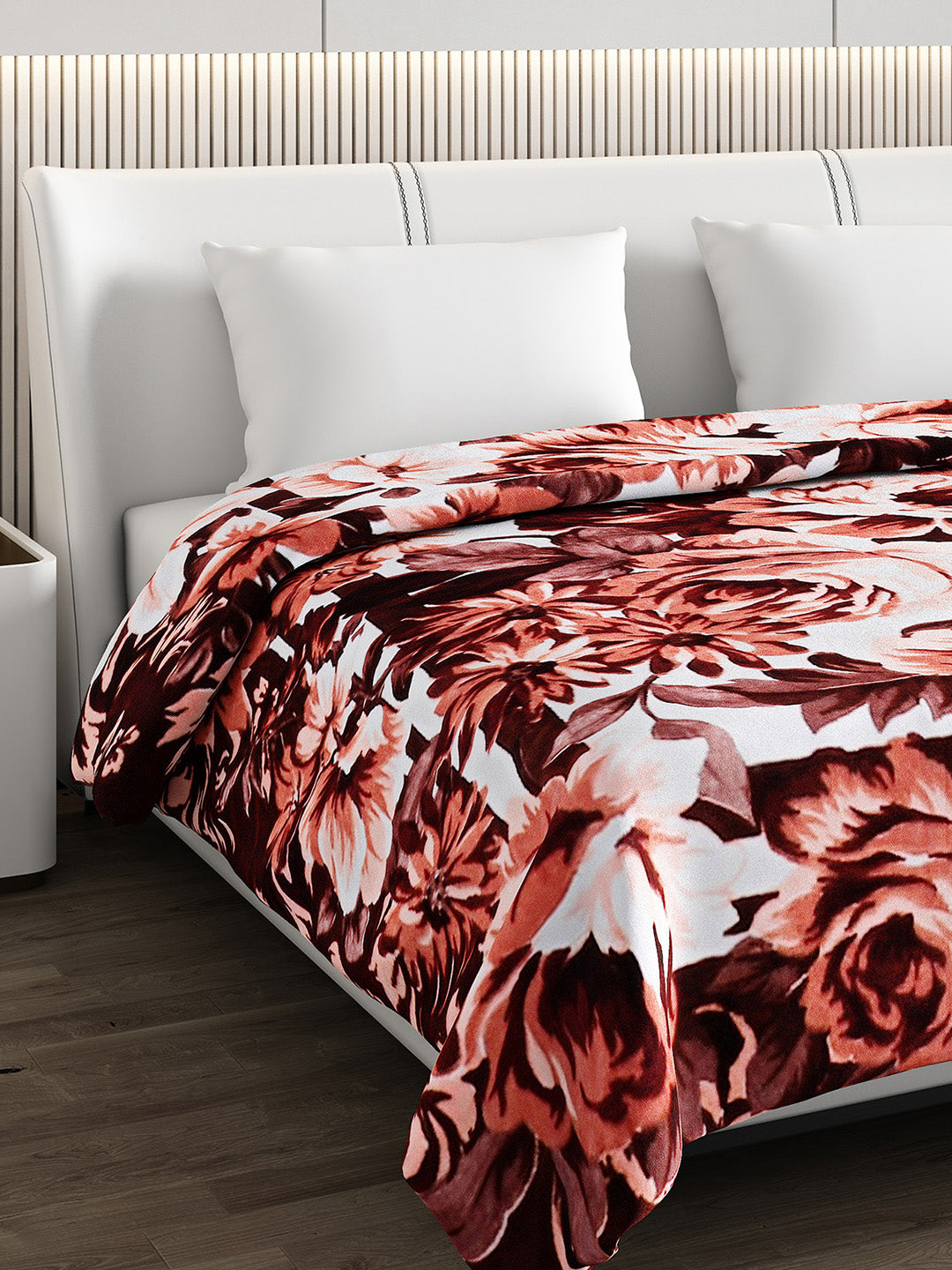 Printed Double Bed Blanket for Heavy Winter -2 Ply