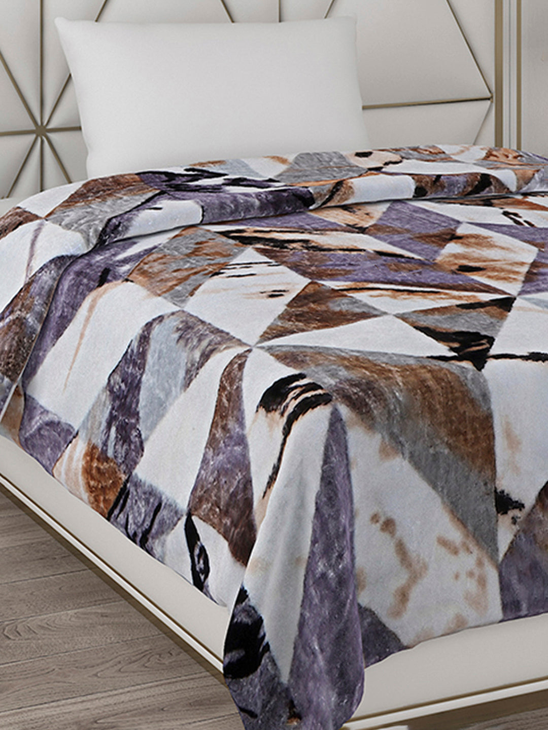 Printed Single Bed Blanket for Mild Winter -2 Ply