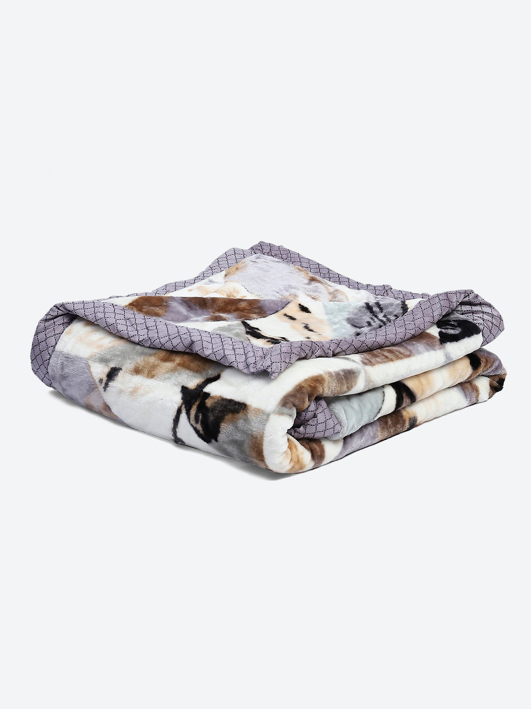 Printed Single Bed Blanket for Mild Winter -2 Ply