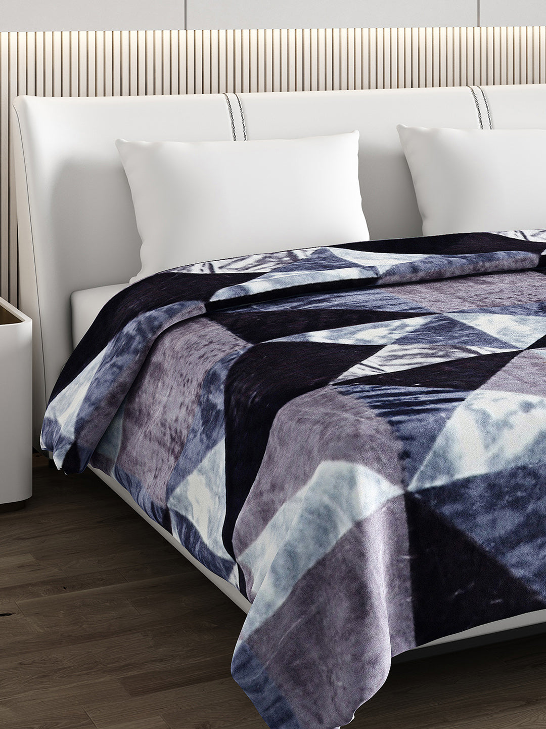 Printed Double Bed Blanket for Heavy Winter -2 Ply