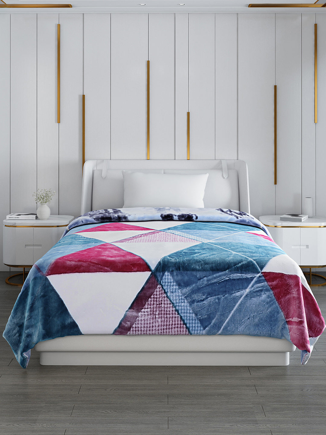 Printed Single Bed Blanket for Mild Winter -2 Ply