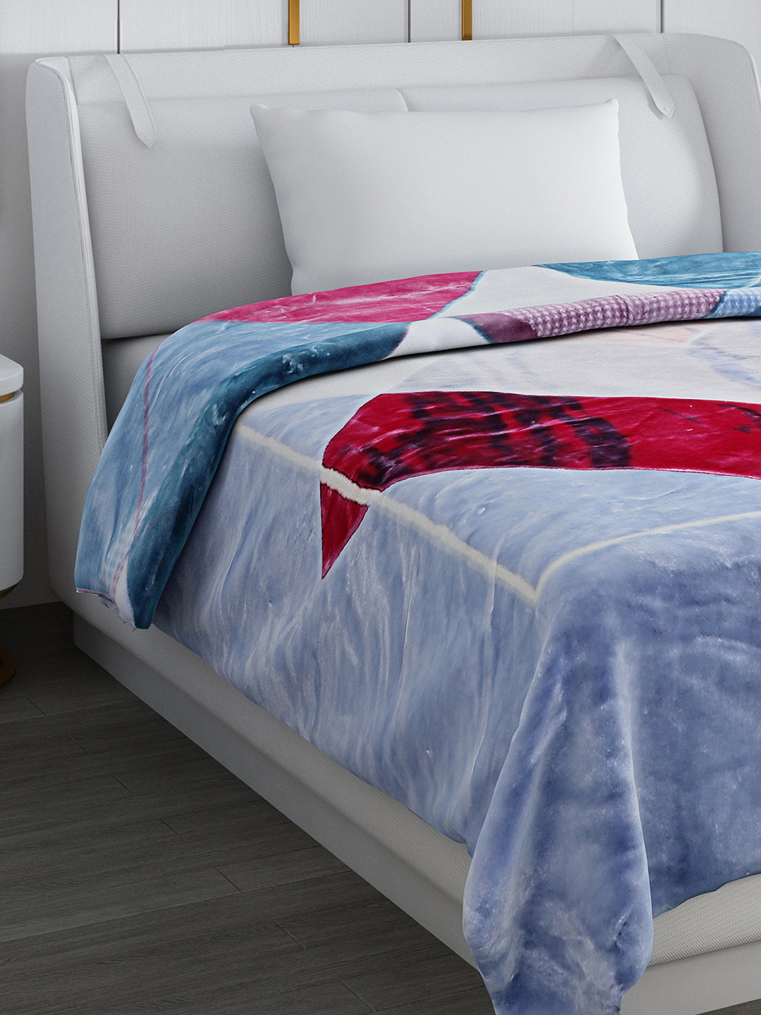 Printed Single Bed Blanket for Mild Winter -2 Ply