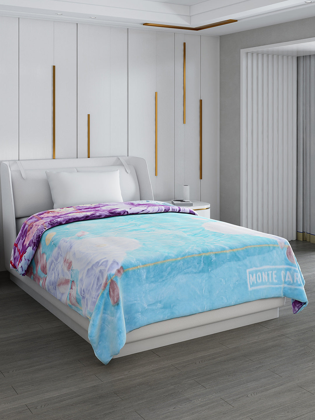 Printed Single Bed Blanket for Mild Winter -2 Ply