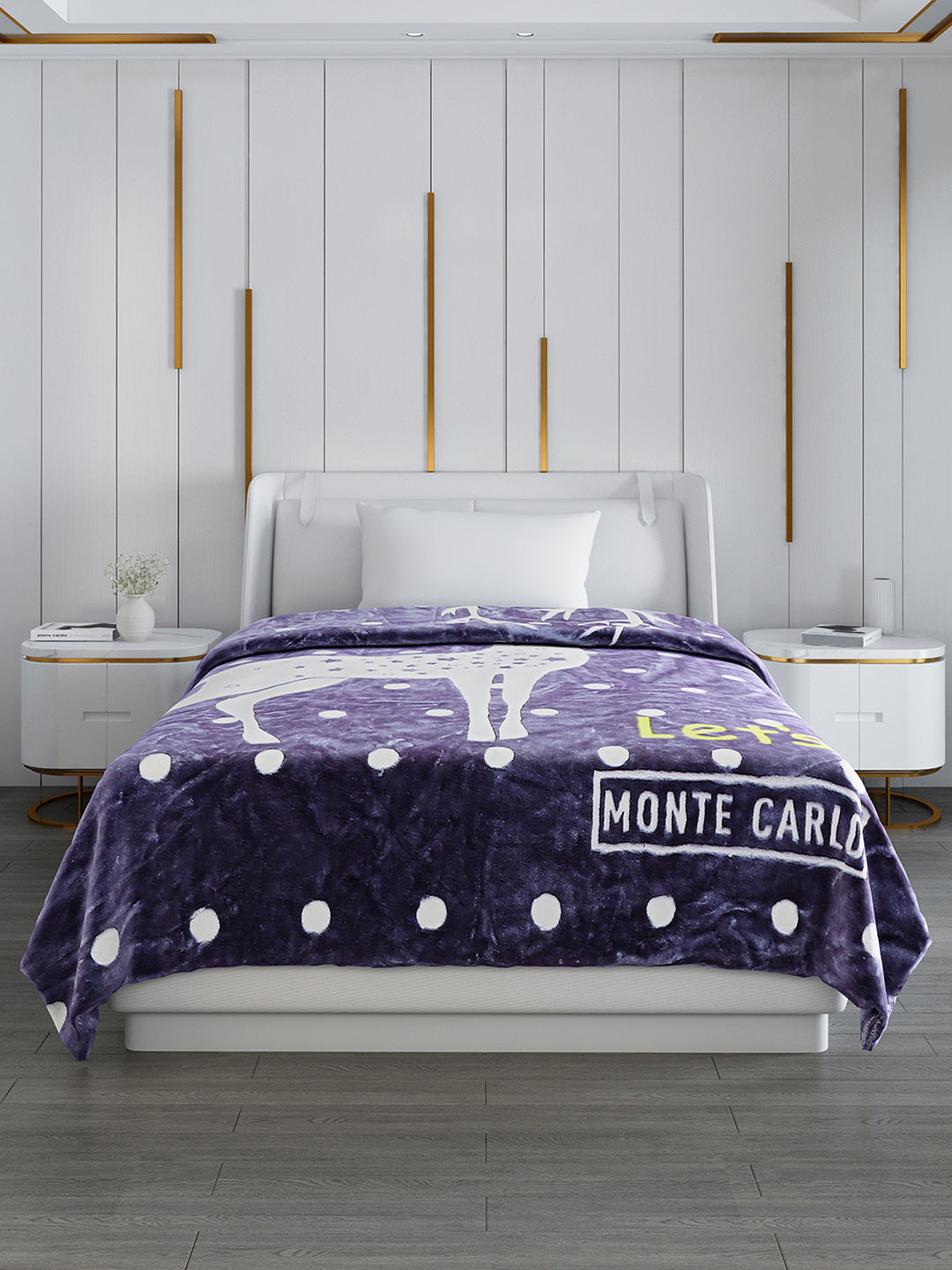 Printed Single Bed Blanket for Mild Winter -2 Ply