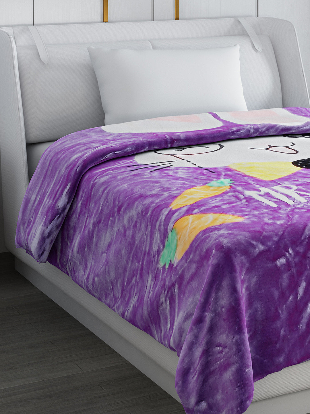 Printed Single Bed Blanket for Mild Winter -2 Ply