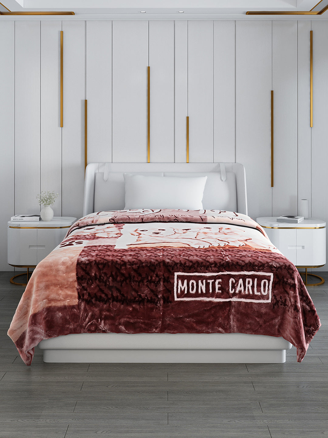 Printed Single Bed Blanket for Mild Winter -2 Ply