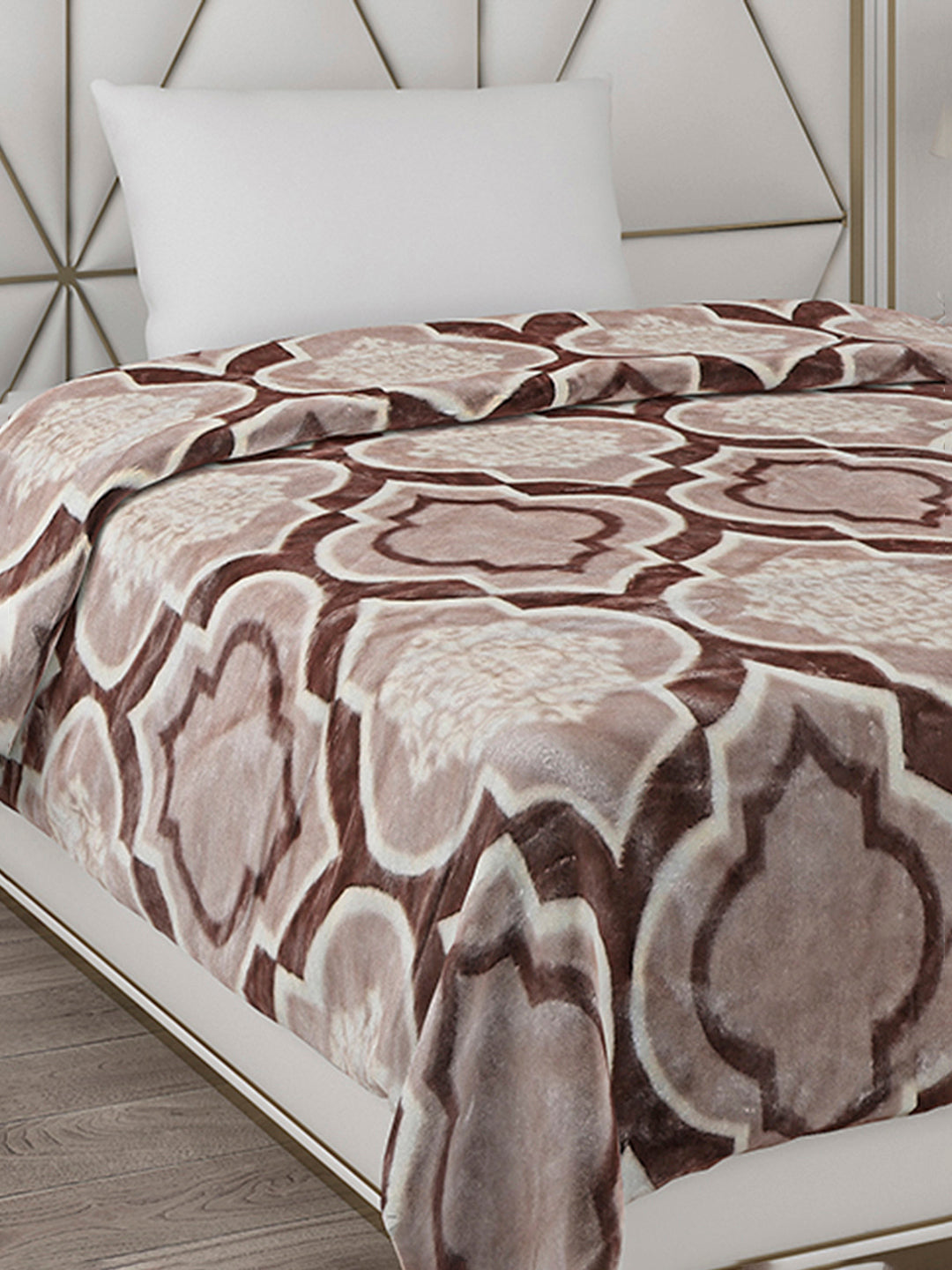 Printed Single Bed Blanket for Mild Winter -2 Ply