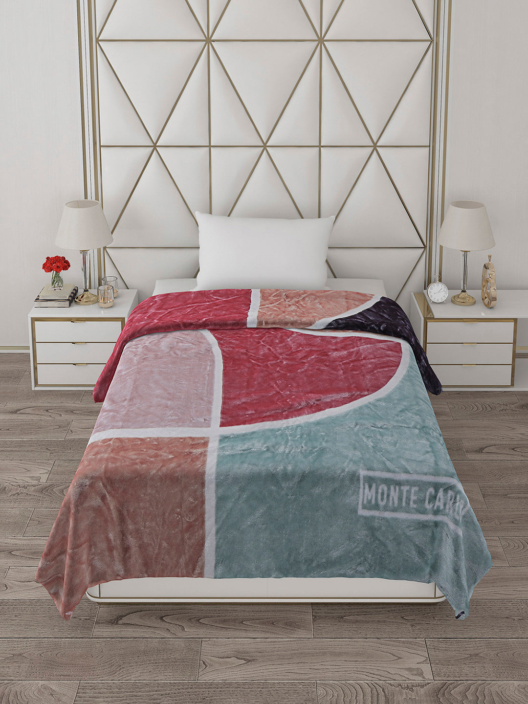 Printed Single Bed Blanket for Mild Winter -2 Ply