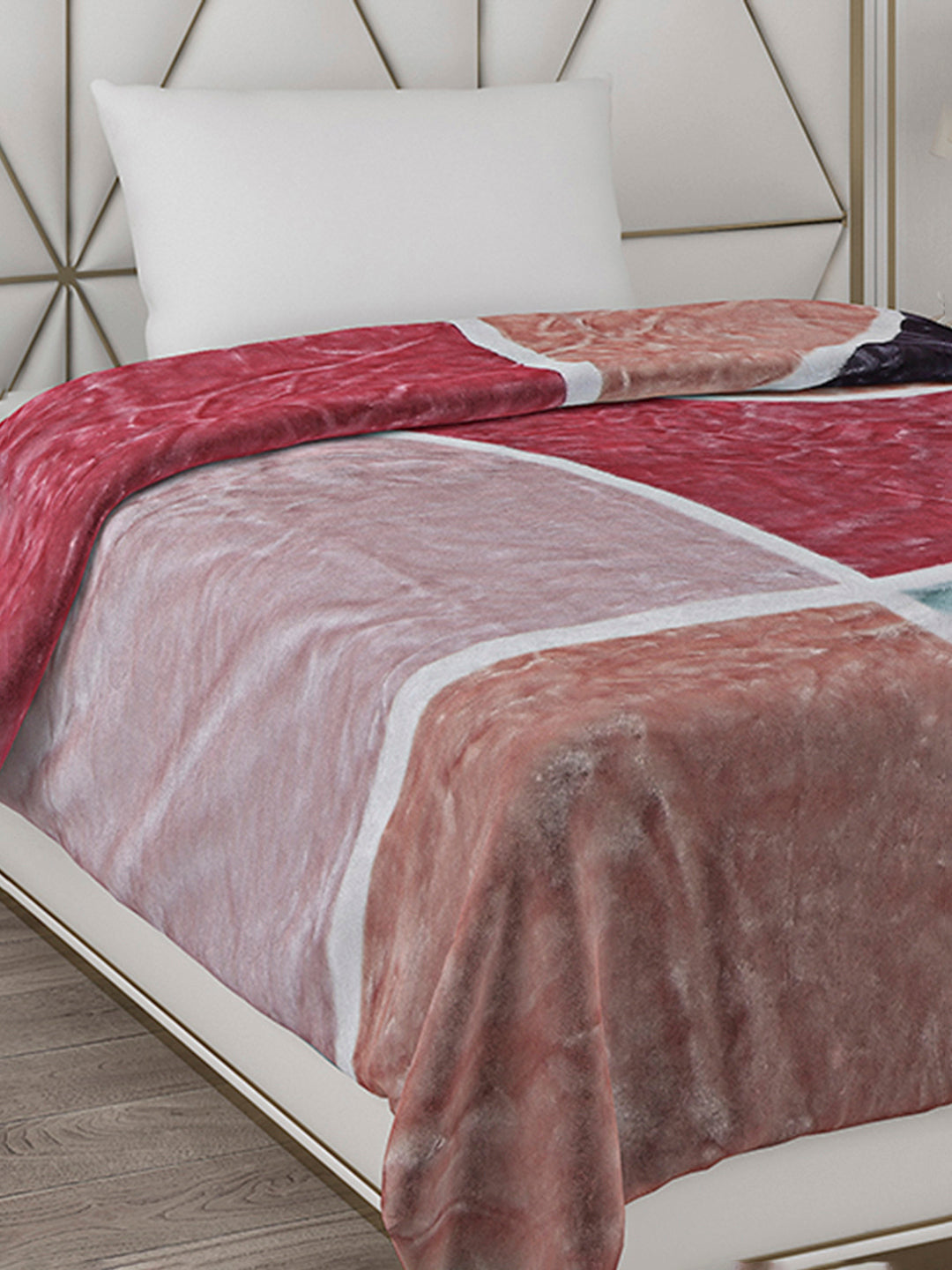 Printed Single Bed Blanket for Mild Winter -2 Ply