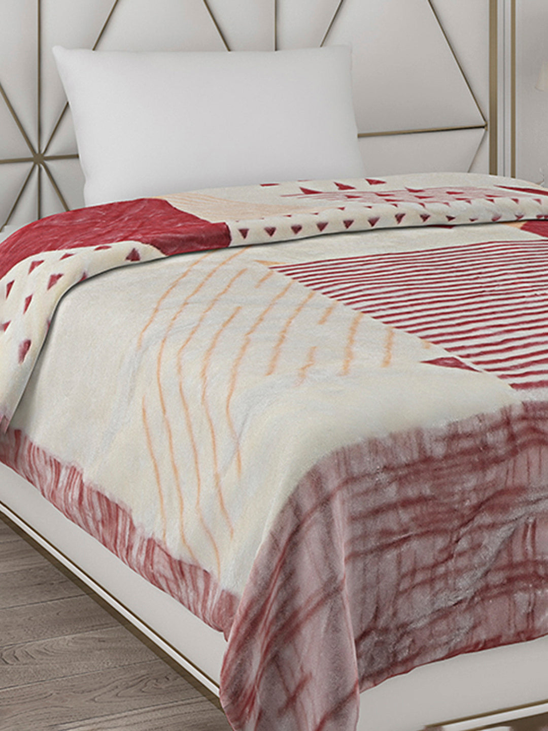 Printed Single Bed Blanket for Mild Winter -2 Ply